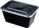 Disposable Plastic Tableware 1000ml Black