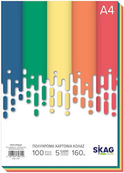 Skag Χαρτόνι Floral A4 100 Φύλλα
