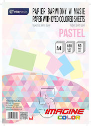 interDRUK Χαρτόνι Pastel A4 10 Φύλλα