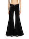 Women's Jean Pants Flared Black