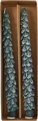 Kaemingk Green Candle 2 Pieces