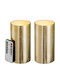 Artekko Christmas Glass Candle 15.2x7.6cm 2pcs