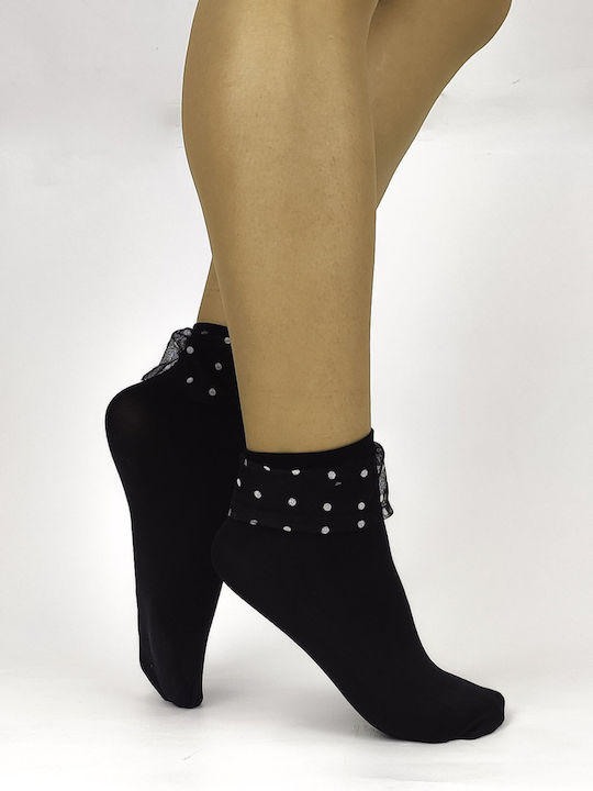 Arma Women's Patterned Socks Black
