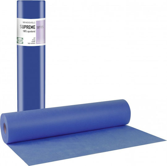 Soft Care Εξεταστικό Ρολό Non Woven Supreme Standard 58εκ. x 70μ. Μπλε 12τμχ