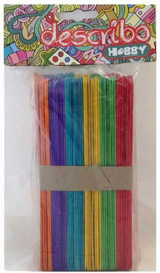 Describo Bețișoare de artizanat 80buc în Multicolour Culoare