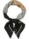 Satin Schal Lineares Beiges