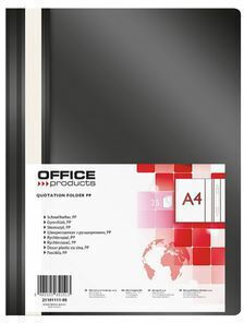 Office Products Ντοσιέ με Έλασμα για Χαρτί A4 Μαύρο 25τμχ