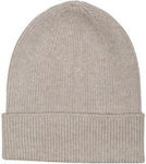 Only Beanie Unisex Σκούφος Πλεκτός σε Καφέ χρώμα