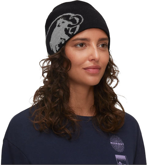 Beanie Unisex Beanie Knitted in Black color