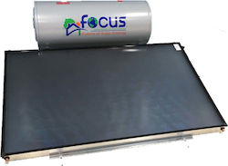 Focus Ηλιακός Θερμοσίφωνας 200lt Glass Διπλής Ενέργειας 2.5τ.μ. Επιλεκτικός