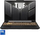 Asus TUF Gaming F16 15.6" FHD+ 144Hz (Nucleu 5-210H/16GB/1TB SSD/GeForce RTX 4050/No OS) (Tastatură Engleză Internațională)