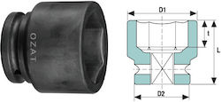 1'' Impact Socket Head 6 Sides Short 56 1'' Impact Socket Head 6 Sides Short 56