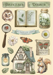 A5 Wooden Decorative Sticks Stamperia Herbarium...