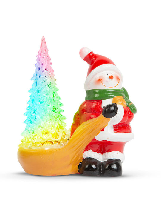 Led Rgb Christmas Decoration Snowman 13 X 7 X 15 Cm