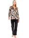 Secret Point Set Pijamale pentru Femei Black
