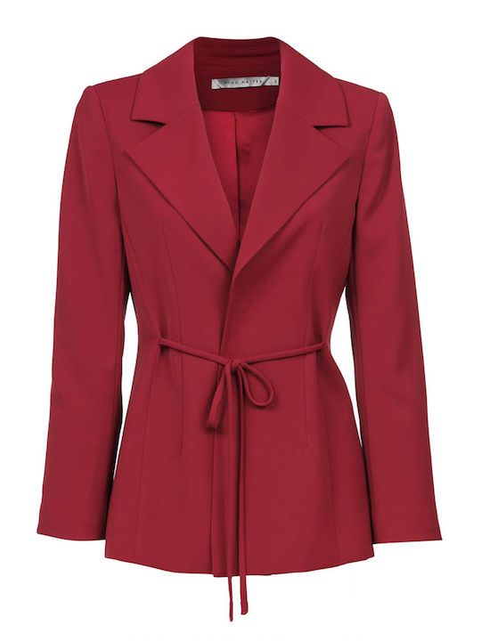 Mind Matter Eve Women's Blazer Cherry Red