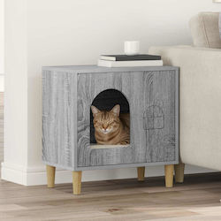 vidaXL Katzenbett Grau 51 x 30 x 52 cm aus bear...