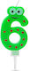 Candle Cake In Shape Number 6