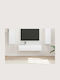 Living Room TV Unit White L30xW31xH80cm