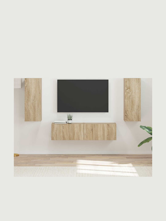 Living Room TV Unit Sonoma Oak L30xW31xH80cm