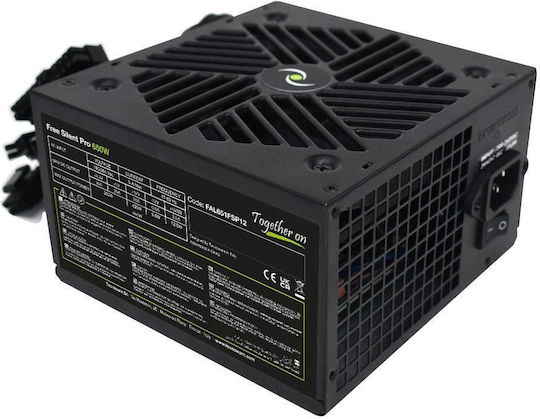 Tecnoware rev. 2.31 650W Черен Компютърно захранване Пълен кабел (Fal651Fsp12)