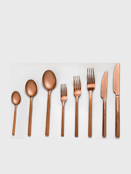 Espiel Divine Set of Dinner Spoons Stainless Steel Brown 20.7cm 12 Pieces