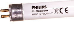 Philips Λάμπες Φθορίου για Ντουί G5 με Σχήμα T5 8W 25τμχ
