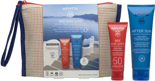 Apivita Bee Sun Safe Set with Face Sunscreen & After Sun SPF50 2 Pieces