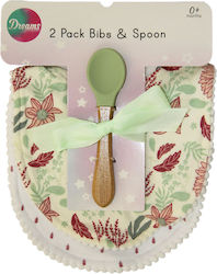 Dreams by Joyce Waterproof Bib Silicone with Button for 12 m+ 3pcs Dreams by Joyce Waterproof Bib Silicone with Button for 12 m+ 3pcs