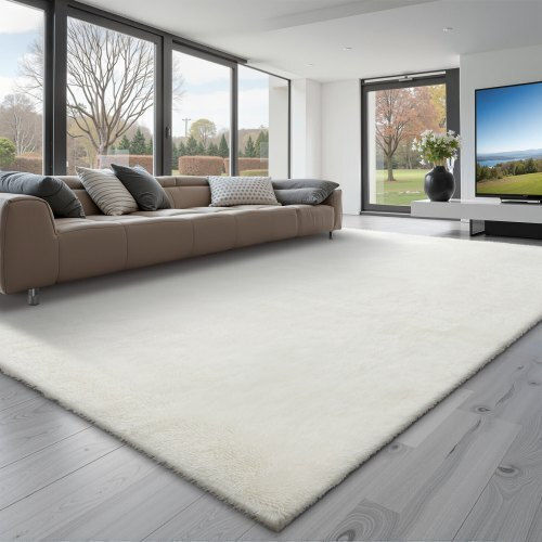 Vevor 244x305cm Αντιολισθητικό Γούνινο Λευκό Ιβουάρ Vevor 244x305cm Αντιολισθητικό Γούνινο Λευκό Ιβουάρ