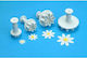 Cookie Cutter Plunger Daisy Design Set 4