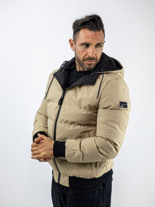 Jacket Beige/black