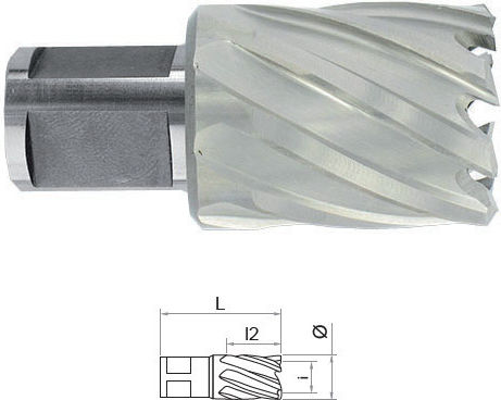 HSS Weldon Schaft Backstein 3/4'' Länge 30 Mm Durchmesser 50.0