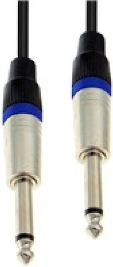 Cablu 6,3 mm de sex masculin - 6,3 mm de sex masculin 10m Argintiu (01.037.0336)