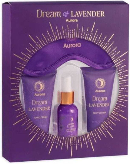 Aurora Dream Of Lavender Skin Care Set for Body Cleaning 4pcs