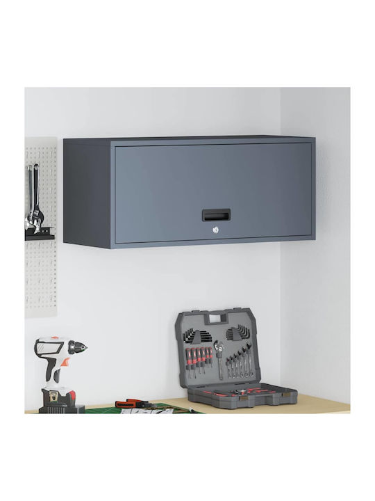 Cabinet Wall Charcoal 80x33x35cm