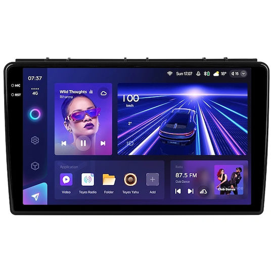 Teyes Cc3 2k Navigație Auto Saab 9-3 2007-2014 4+32GB 9.5" QLED Octa-core 2GHz Android 4G Bluetooth 5.1 DSP