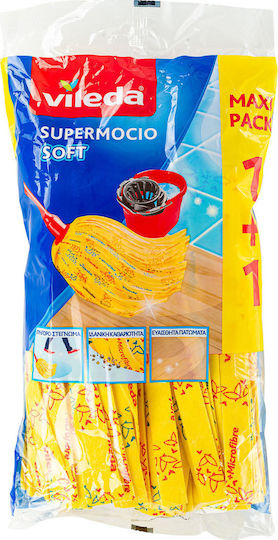 Vileda Supermocio Soft Mop Refill with Microfibers 2 Pieces 102459
