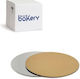 Round Discs D22cm Thickness 1mm Double-Sided Gold Silver 100 Pieces