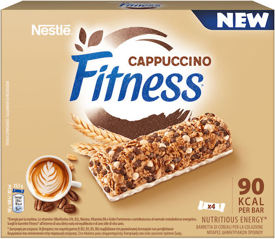Nestle Fitness Bars Cappuccino Cerbr 4τεμ 23,5gr