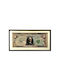 Supergreens Gemälde Kollage „us Dollar“ 50x100 cm 5-0071