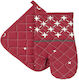Christmas Kitchen Set Neva Set 2 Pieces Red Nima