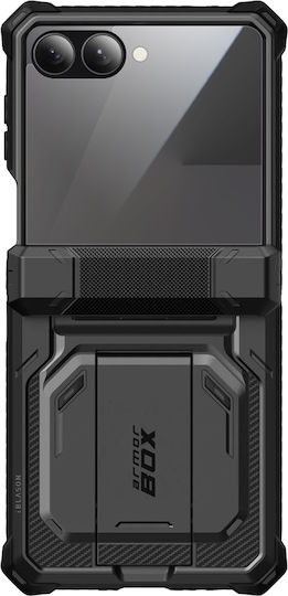 I-Blason Handyhülle Galaxy Z Flip 7 Armorbox Collection Gehärtetes Glas Kickstand Schwarz