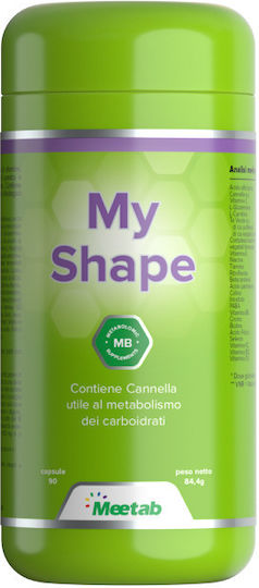Meetab My Shape cu Carnitină și Gust Scorțișoară 90 capace