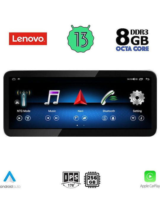 Lenovo Auto-Audiosystem für Mercedes-Benz C Klasse 2011-2012 (Bluetooth/USB/WiFi/GPS/Apple-Carplay/Android-Auto) mit Touchscreen 10.33"