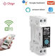Tongou Tuya WiFi Smart Κιλοβατοωρόμετρο Ηλεκτρολογικού Πίνακα Αναλογικό Ράγας Μονοφασικό Wi-Fi Tuya TO-Q-SY1-JWT-20A