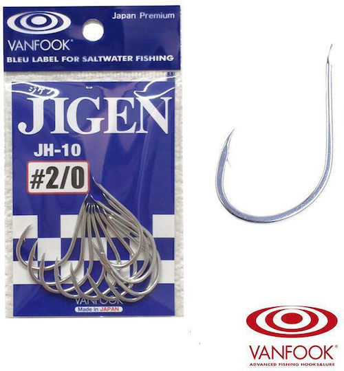 Куки За Риболов Vanfook Jh-10 10 До 15 Бройки В Пакет Light Jigging 1/0