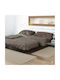 Eco-Carpet Shaggy Bedroom Rugs Set Beige 100-1237-34-7 3pcs
