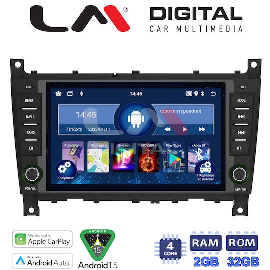 LM Digital Car Audio System for Mercedes-Benz C Class / CLC Class 2004-2008 (Bluetooth/USB/WiFi/GPS)