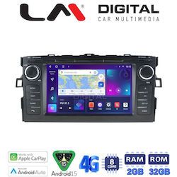LM Digital Car Audio System for Toyota Auris 2007 to 2012 with Bluetooth USB and GPS